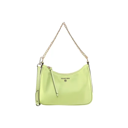 MICHAEL KORS Jet Set Charm Leather Shoulder Bag Women's Green