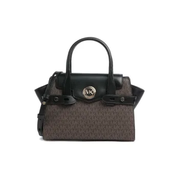 MICHAEL KORS MICHAEL KORS Handbag Collection Carmen Leather Portable Crossbody Bag, Shoulder Bag Women's Black