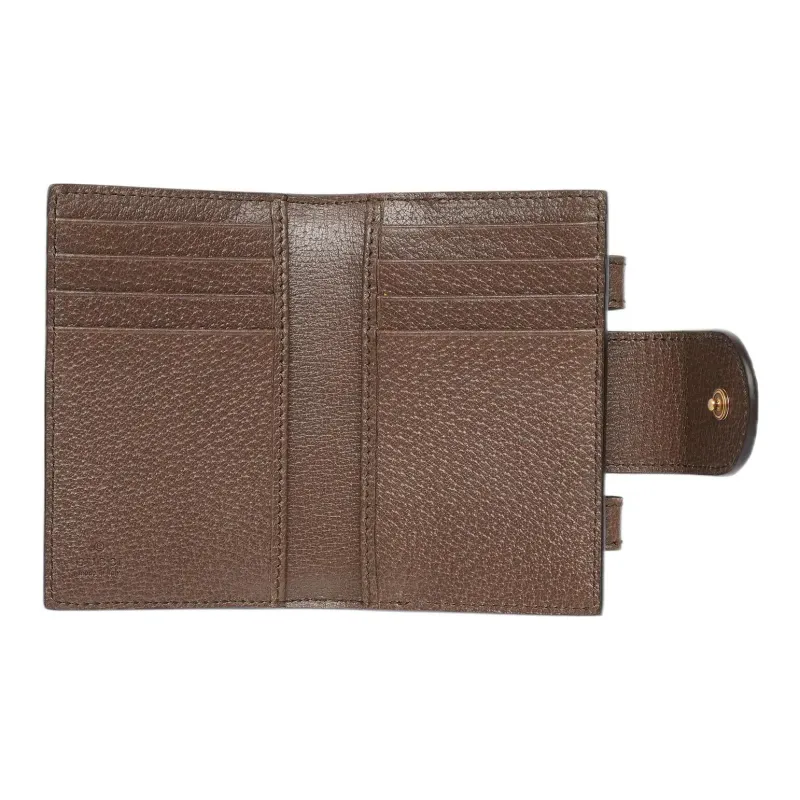 GUCCI Ophidia Canvas Combo Bag, Wallet, Card Holder, Cell Phone Pouch Trumpets Unisex Ebony-4