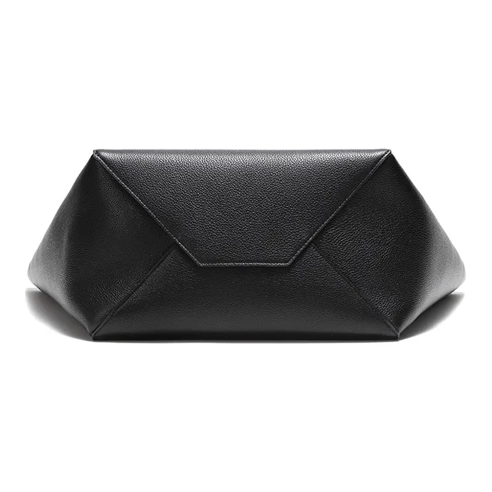 CELINE Calfskin Tote Bag, Shopping Bag, Handbag Women's Black-5