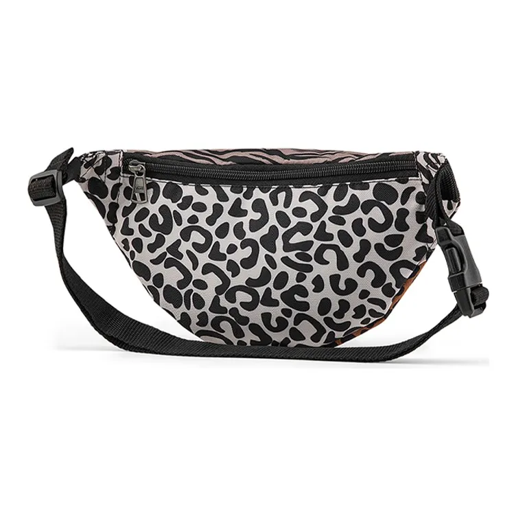 Vans Polyester Fanny Pack Regular Unisex Animal Print Patchwork Zebra Print Leopard Cow Print-3