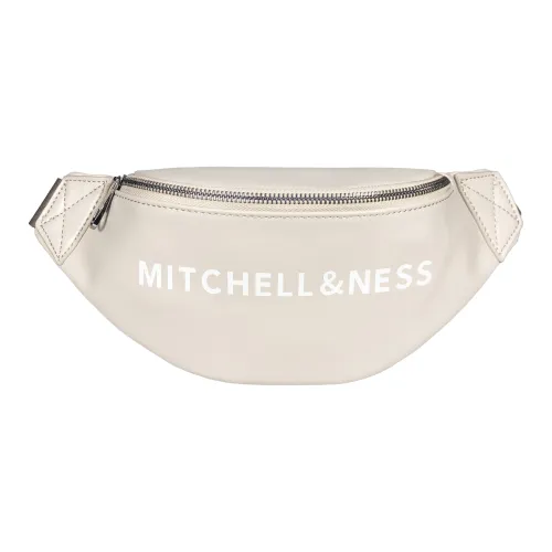 Mitchell Ness Fanny Packs Milk Tea Beige