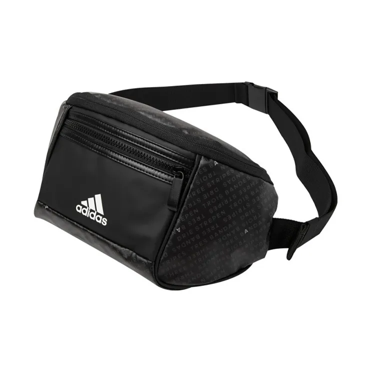 Adidas Polyurethane Fanny Pack Sling Bags Regular Unisex Black-1