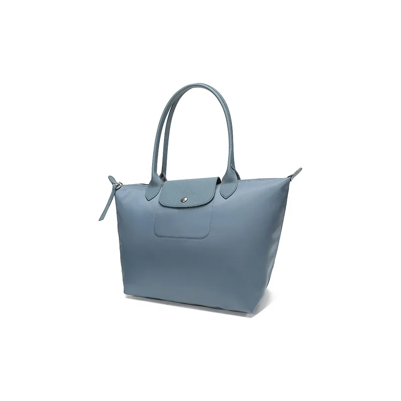 LONGCHAMP Le Pliage Néo Nylon Dumpling Bag Handbag Shoulder Bag Women's Nordic Blue-1