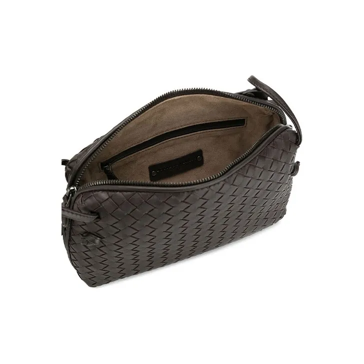 Bottega Veneta Sheepskin Crossbody Bag Shoulder Bag Regular Women's Brown-4