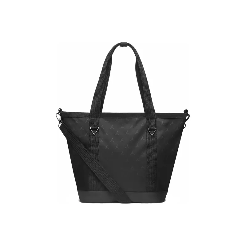 Jordan Polyester Tote Bag, Shopping Bag, Shoulder Bag Regular Unisex Pure Black-2