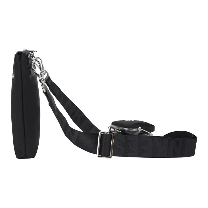 MLB Nylon Combo Bag, Shoulder Bag, Crossbody Bag Regular Unisex Black-4