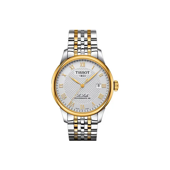 TISSOT Le Locle Collection Automatic Mechanical Movement Men's Watches Watch 39.3mm Silver Dial Stainless Steel Case-0