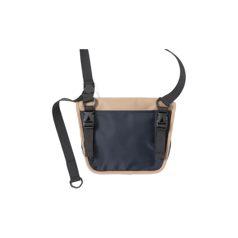 COMBACK Polyamide Crossbody Bag Trumpets Unisex Khaki Blue & Black Gray & Black Purple & Blue Green Patchwork-2