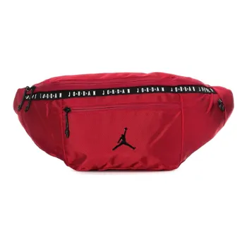 Jordan Polyester One Shoulder Crossbody Bag, Sling Bag, Fanny Pack Regular Unisex Red