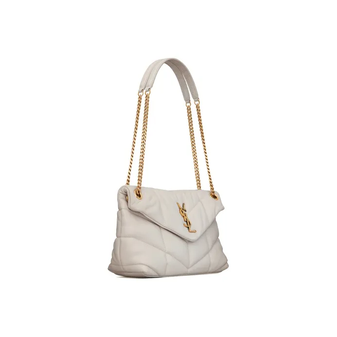 SAINT LAURENT Logo Plaque Strapped Shoulder Bag-1