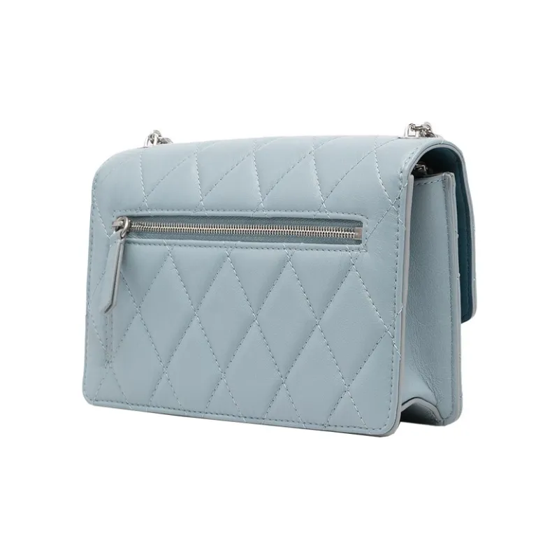 Mulberry Smooth Leather Shoulder Bag Crossbody Bag Women's Blue-1