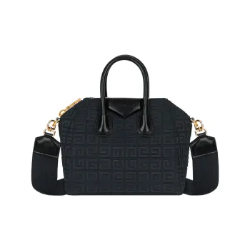 Givenchy Antigona Tote Bag Mini 4G Motif Black