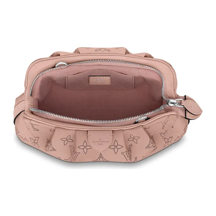 LOUIS VUITTON Scala Pouch Mini Mahina Perforated Magnolia Pink-3