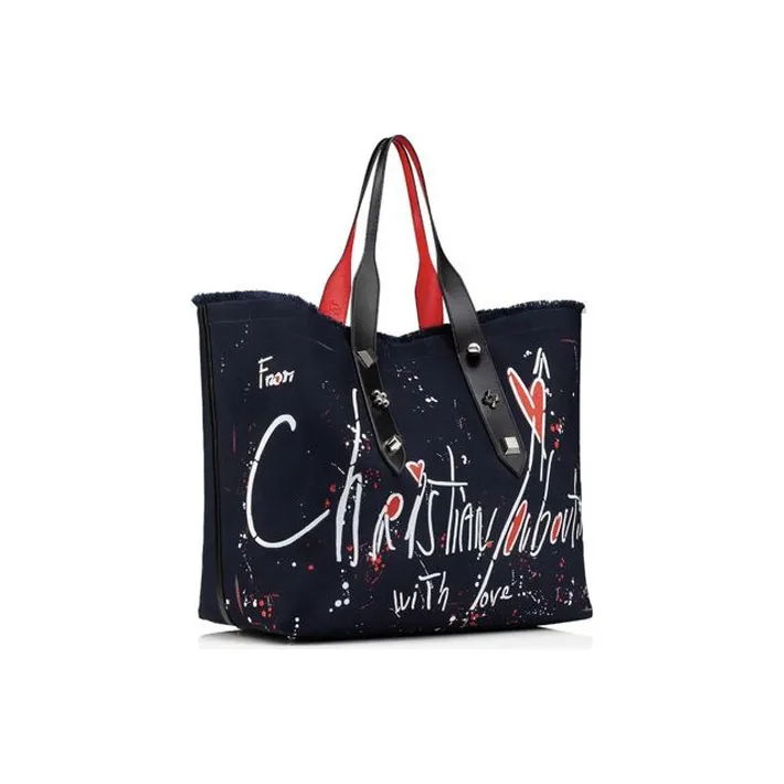 CL LUBOTING Canvas Shoulder Bags Handbags Women's Black-2