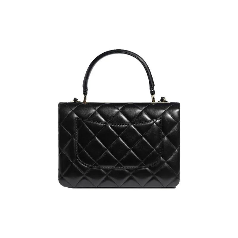 CHANEL Trendy Cc Sheepskin Shoulder Bag, Crossbody Bag, Handbag Women's Black-2