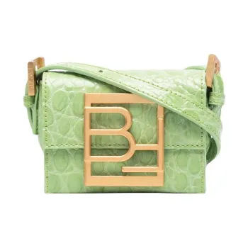 By Far Fran Cow Leather Shoulder Bag Crossbody Bag Handbags Mini Women's Green