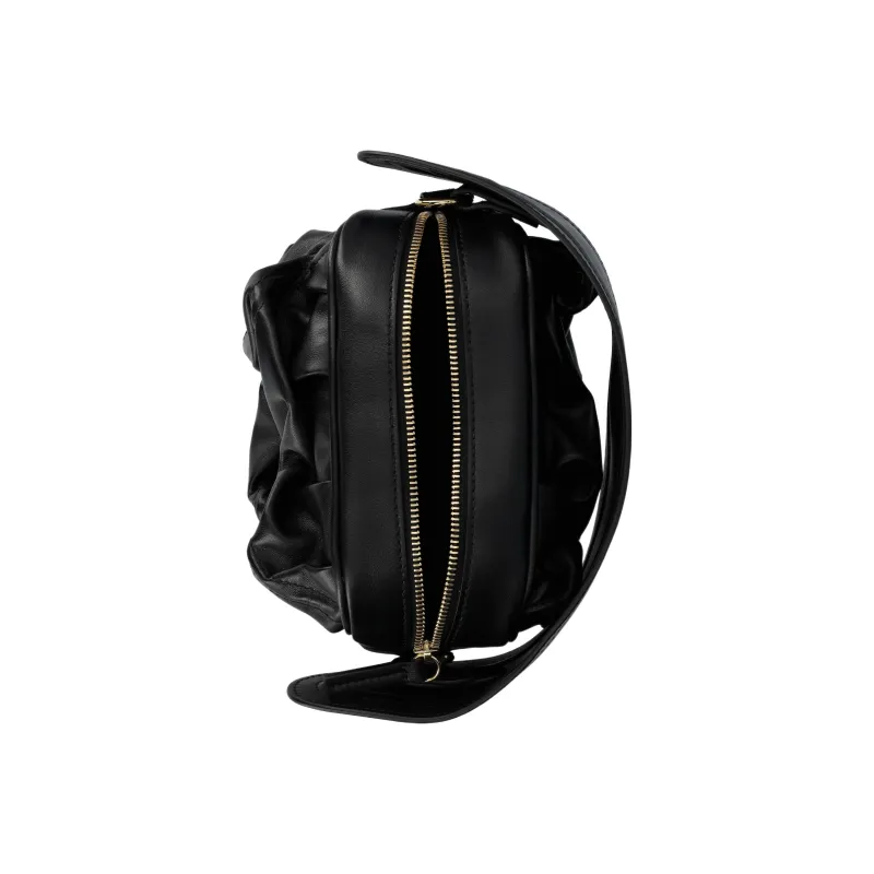 YProject Cow Leather Handbag Women's Black-3