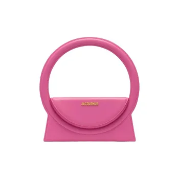 Jacquemus Leather Handbag, Shoulder Bag, Crossbody Bag Women's Pink