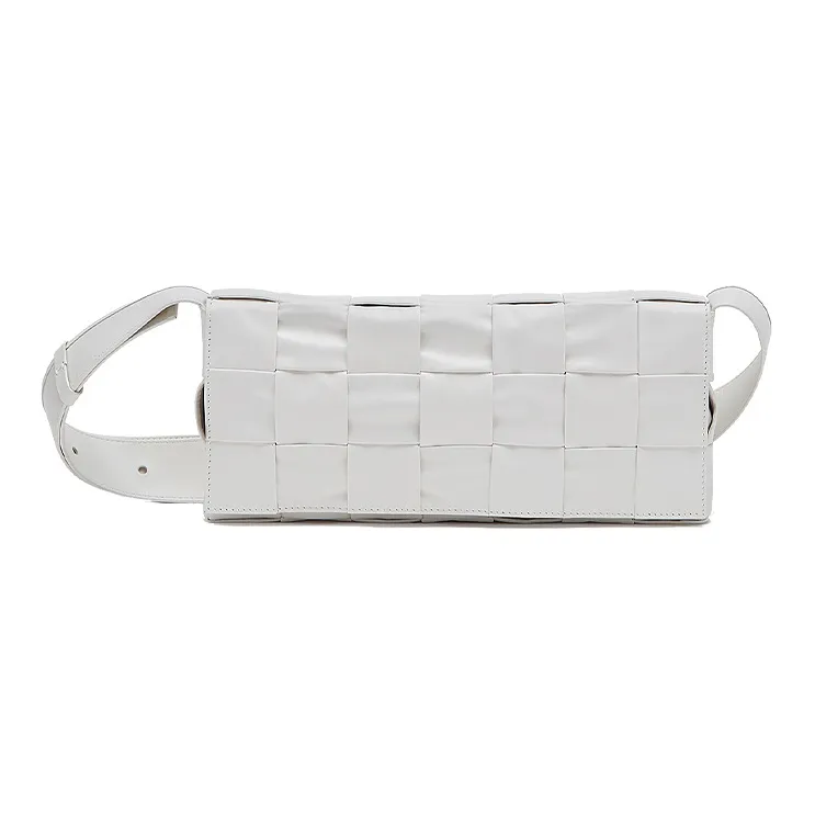 Bottega Veneta Cow Leather Handbag, Crossbody Bag Men's White-1