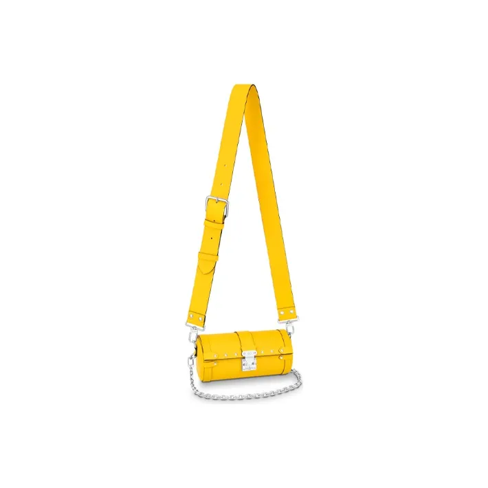 LOUIS VUITTON Papillon Trunk Epi Yellow-4