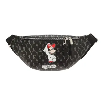 MLB Disney Collaboration Artificial Leather Crossbody Bag Sling Bag Fanny Pack Regular Unisex Multicolor