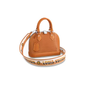 LOUIS VUITTON Alma Epi Ripple Dome Bag Handbag Shoulder Bag Crossbody Bag Women's Caramel Brown