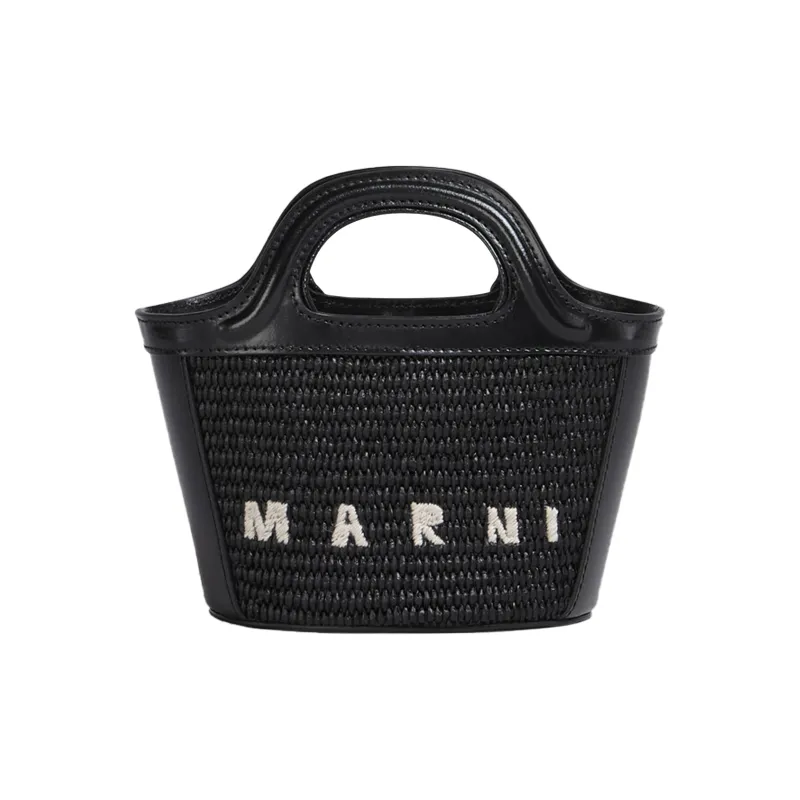 MARNI Tropicalia Interwoven Micro Tote Bag-0