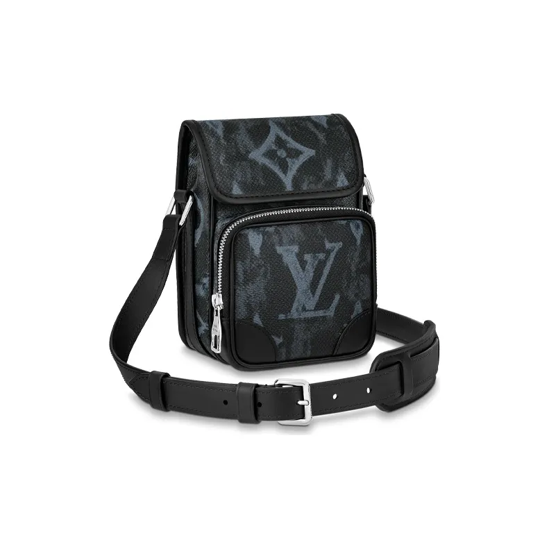 LOUIS VUITTON Monogram Pastel Noir Canvas Nano Amazon Messenger-0