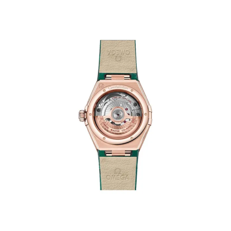 OMEGA Constellation Collection Automatic Mechanical Movement Women's Watch Watch 29mm Green Dial-1