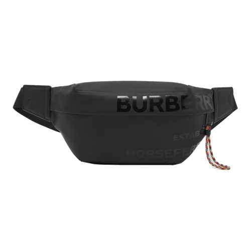 Burberry Canvas Sling Bag Crossbody Bag Fanny Pack Regular Men's Black