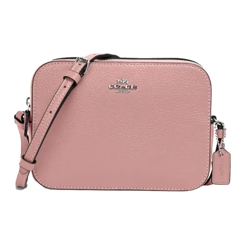 COACH Camera Leather Camera Bag Shoulder Bag Crossbody Bag Mini Women's Shell Pink
