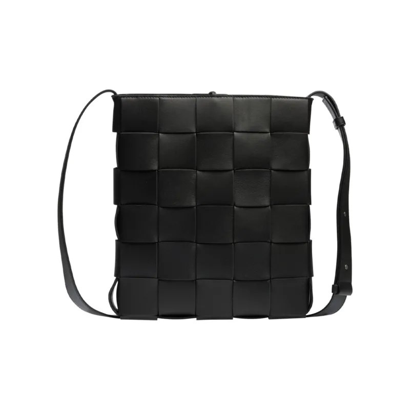Bottega Veneta Nappa Small Sheepskin Shoulder Bag Crossbody Bag Women's Black-1