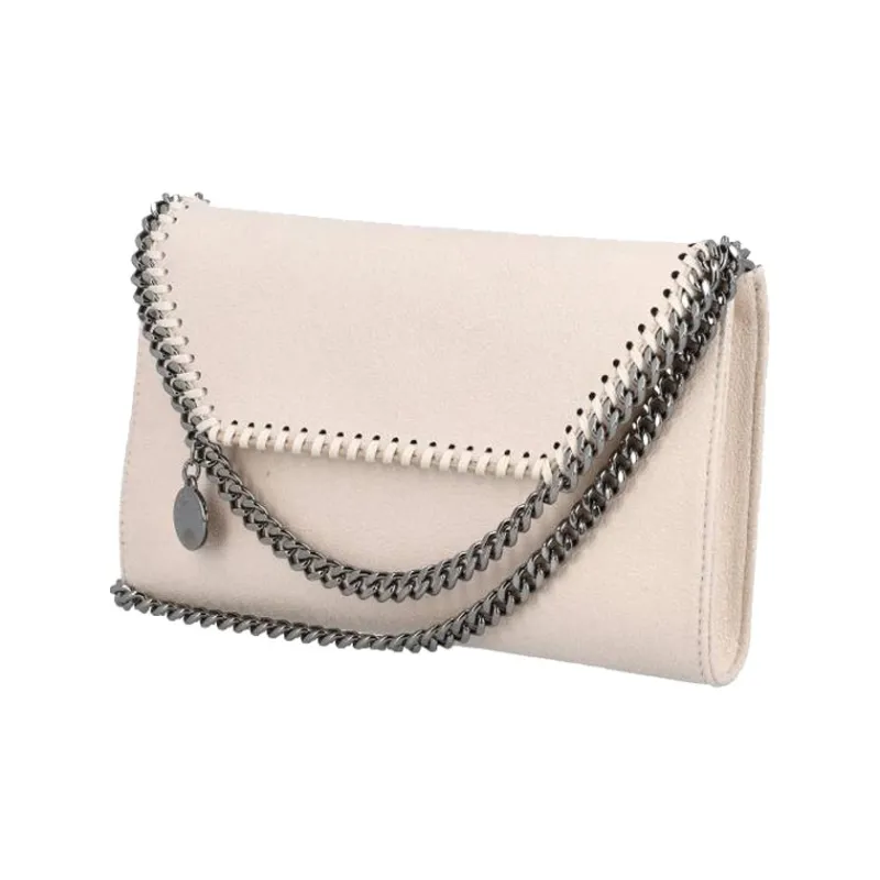 Stella McCartney Polyester Shoulder Bag, Clutch, Crossbody Bag Mini Women's Light Umber-3