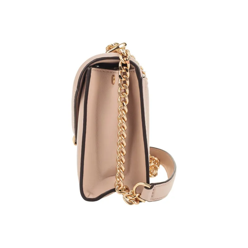 MICHAEL KORS Whitney Sheepskin Envelope Bag, Shoulder Bag, Crossbody Bag Trumpets Women's Nude Pink-3