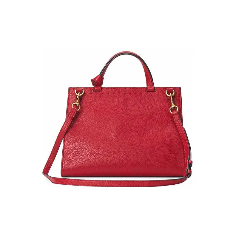 GUCCI GG Marmont Cow Leather Shoulder Bag Crossbody Bag Handbag Small Size Women's Red-2