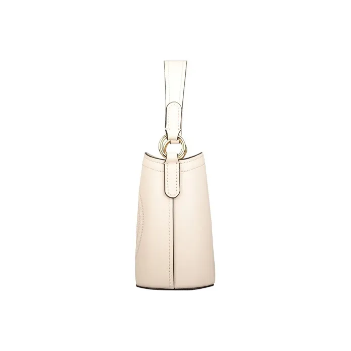 MICHAEL KORS Aidy Leather Water Bucket Bag Handheld Handbag Crossbody Bag Small Size Women's Ecru-2
