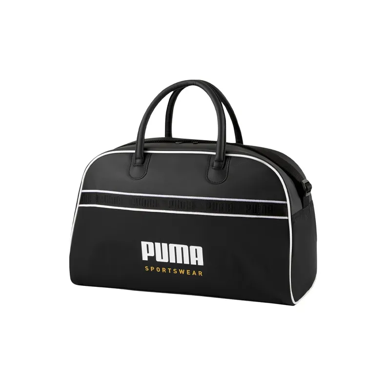 PUMA Artificial Leather Gym Bags Handbags Regular Unisex Black-0