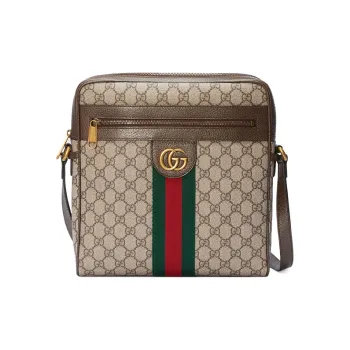GUCCI Ophidia GG Messenger Bag Medium Beige/Ebony