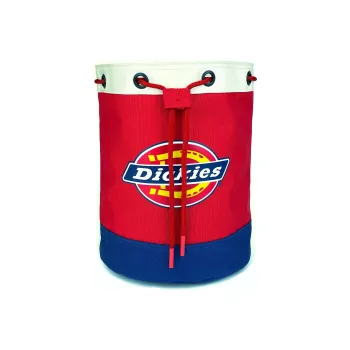 Dickies Polyester Bucket One Shoulder Handbag Crossbody Bag Regular Unisex Red