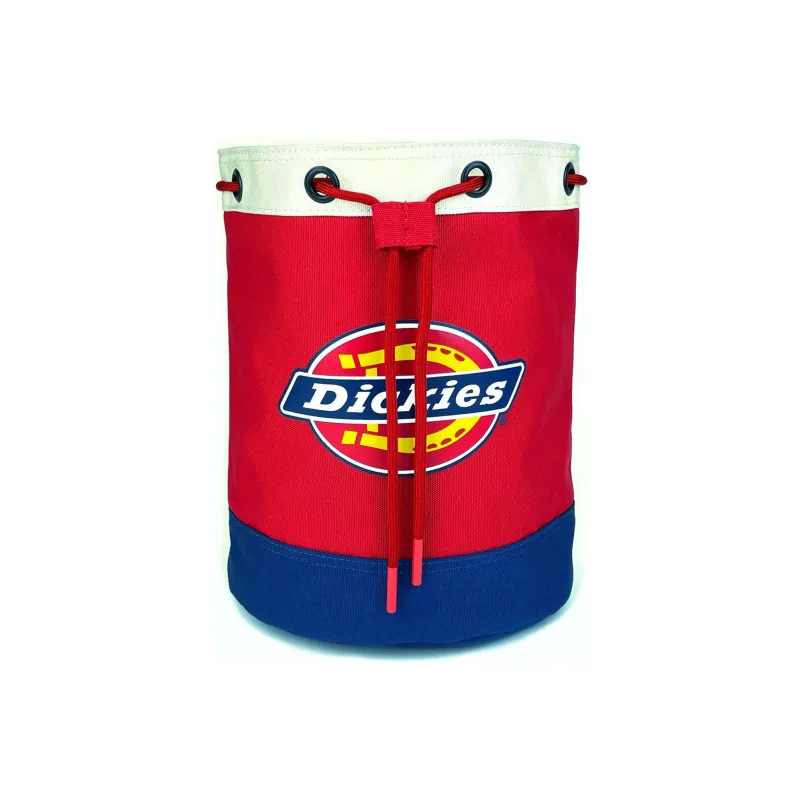 Dickies Polyester Bucket One Shoulder Handbag, Crossbody Bag Regular Unisex Red-0