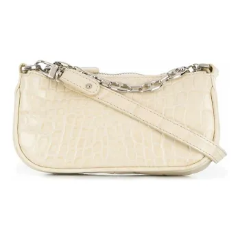 By Far Mini Rachel Crocodile effect Shoulder Bag