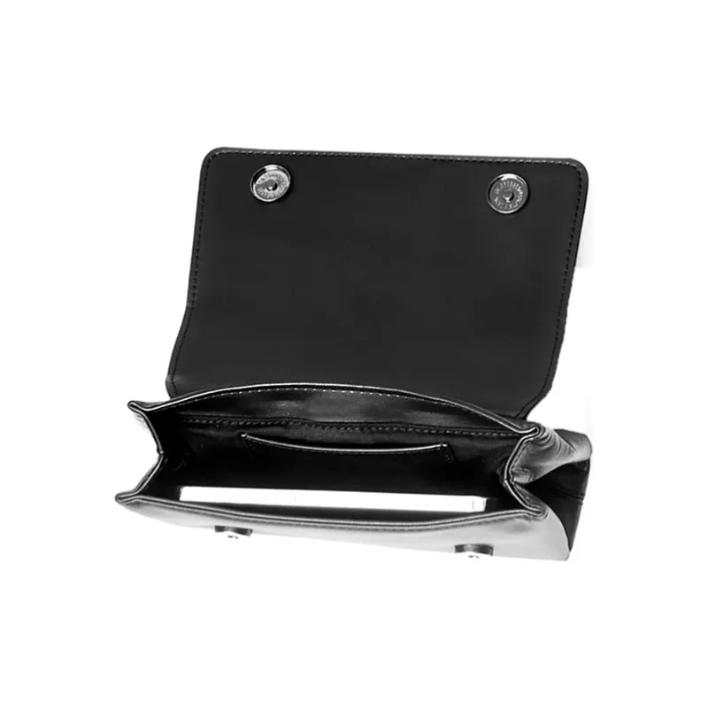 Julychagall Cow Leather Shoulder Bag One Shoulder Handbag Crossbody Bag Regular Women's Black-6
