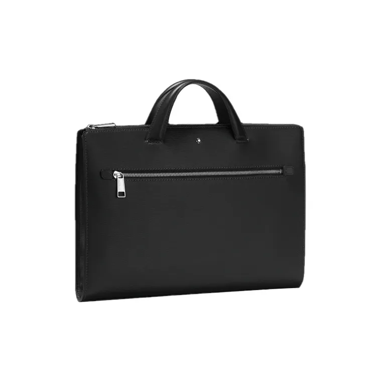 MONTBLANC Meisterstuck Leather Handbags Briefcases Men's Black-2