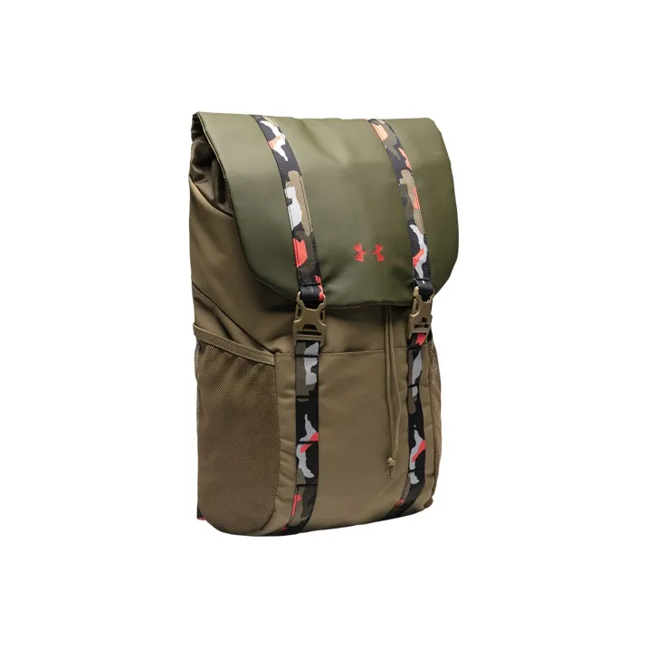 Under Armour Polyamide Backpack Regular Unisex Army Green-1