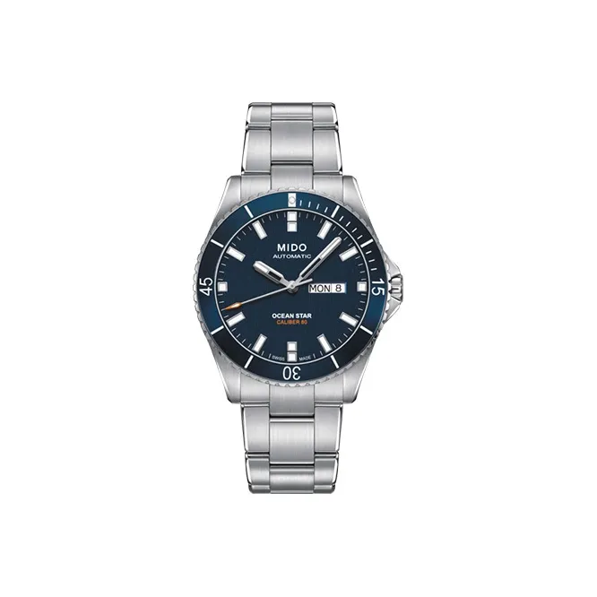 MIDO Leader Submariner Collection Men's Watches Watch Automatic Mechanical Movement 42.5mm Silver Dial-0