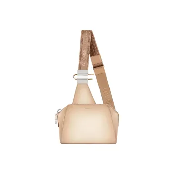 GIVENCHY Antigona Smooth Cow Leather Sling Bags Crossbody Bags Small Size Men's Dusty Gray