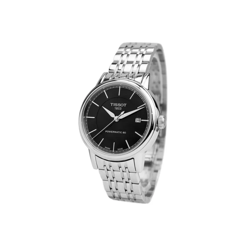 TISSOT Carlson Collection Mechanical Movement Men's Watches Watch 40*39.2mm Black Dial T085.407.11.051.00-1