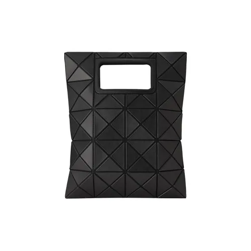 ISSEY MIYAKE PVC Handbag Small Size Women's Gray Black
