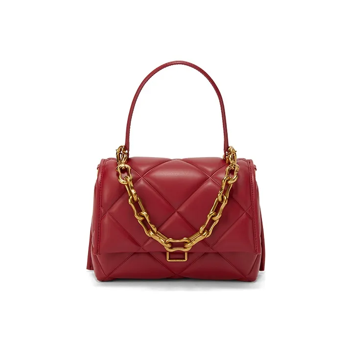 CHARLES&KEITH Leather One Shoulder Handbag Regular Women's Multicolor-4